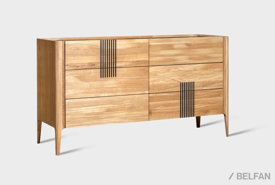 Комод "Бергамо" 6 массив дуба 3