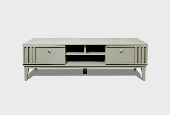 Тумба под ТВ "Чикаго" 170 массив и шпон дуба 6