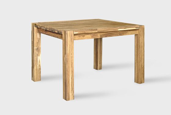 Стол обеденный "Берген" П-01 квадратный (сечение опор 90х90) массив дуба 4