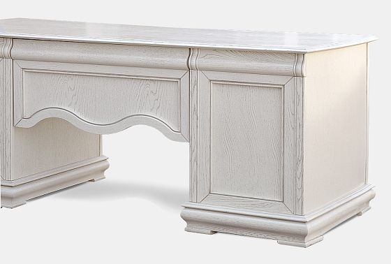 Стол письменный "Тэфи" (2 тумбы) массив и шпон дуба 3