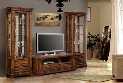 Шкаф с витриной "Престиж" 6