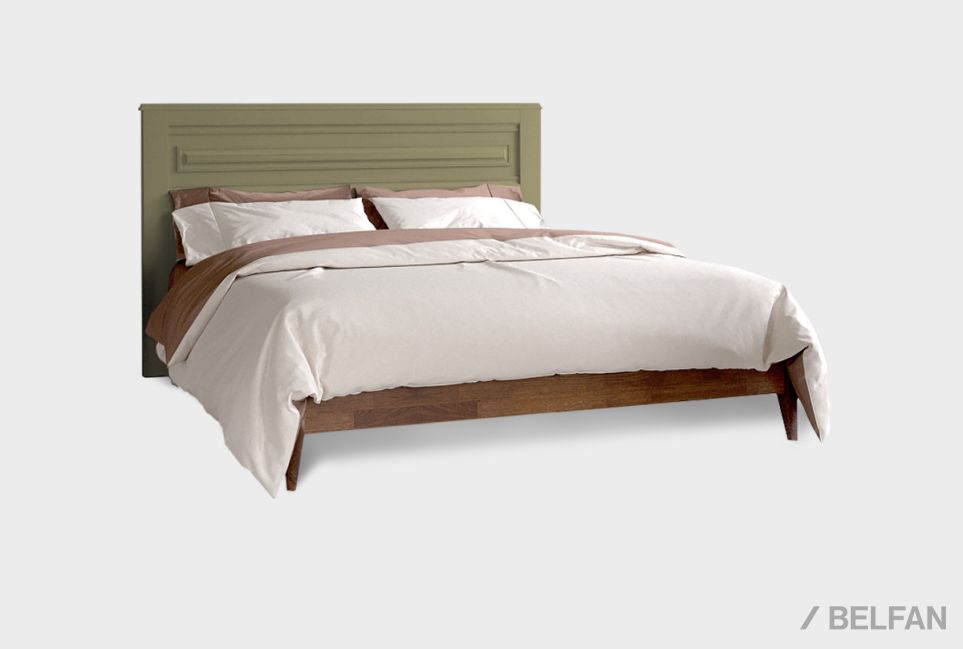 Кровать "Сакраменто" массив и шпон дуба, МДФ 2