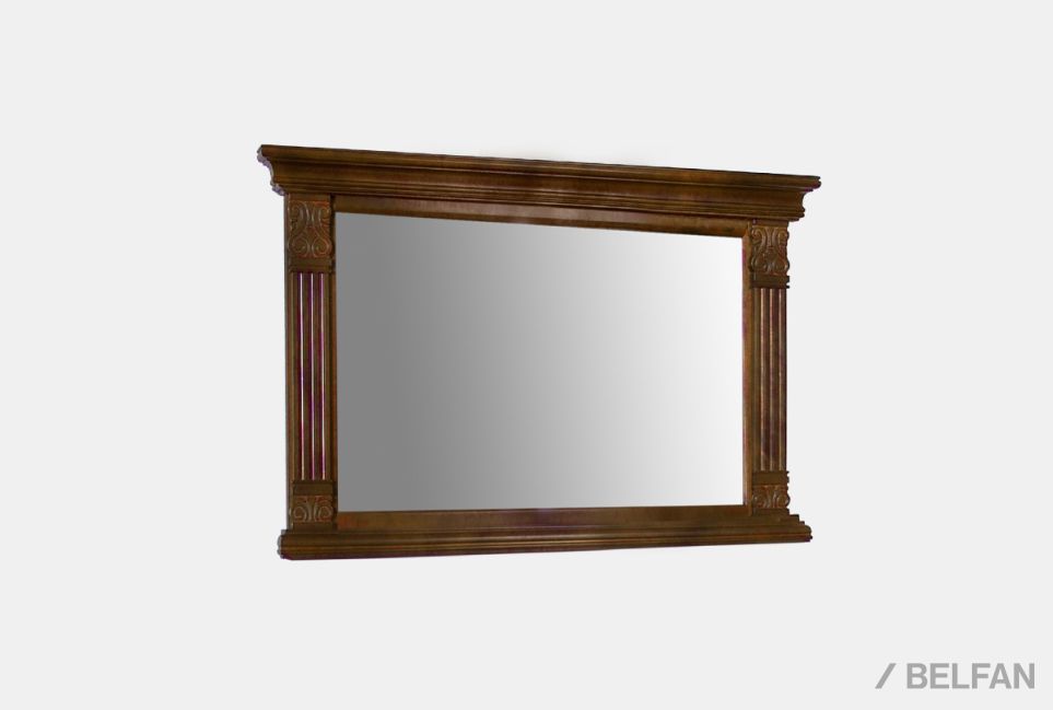 Зеркало "Престиж" 11 массив и шпон берёзы 1