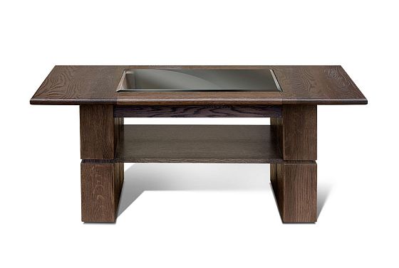 Стол журнальный "Хедмарк" массив и шпон дуба 2