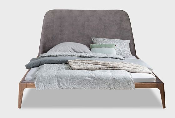 Кровать "Бергамо" (мягкое изголовье) массив дуба 3