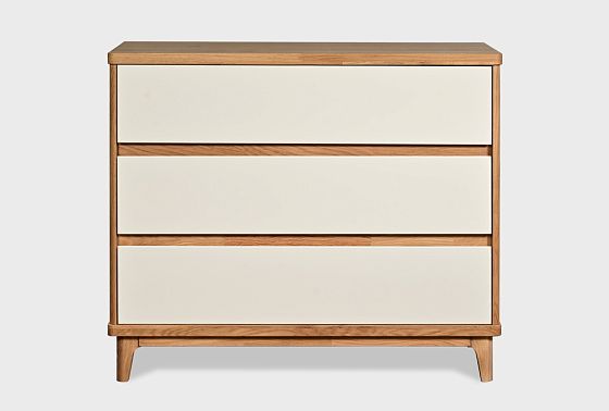 Комод "Уоллстрит" 3 массив дуба, МДФ 10