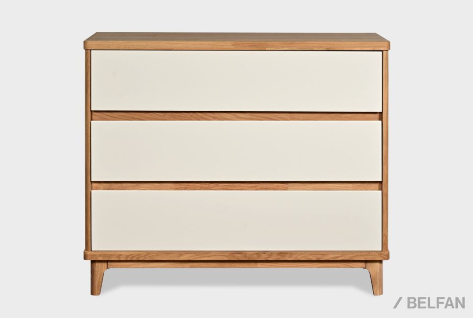 Комод "Уоллстрит" 3 массив дуба, МДФ 2