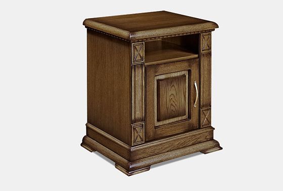 Тумба прикроватная "Верди Люкс" массив и шпон дуба 5