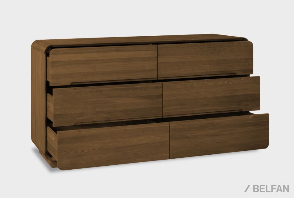 Комод "Монблан" 6 массив дуба 3