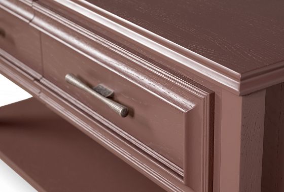 Стол-консоль "Сакраменто" массив и шпон дуба, МДФ 4