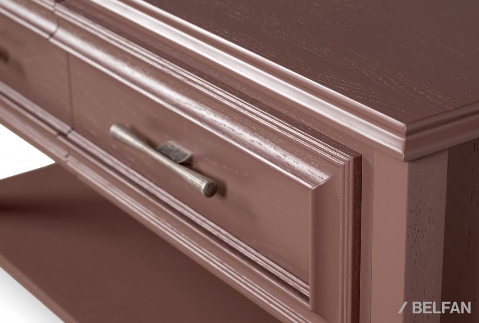 Стол-консоль "Сакраменто" массив и шпон дуба, МДФ 3