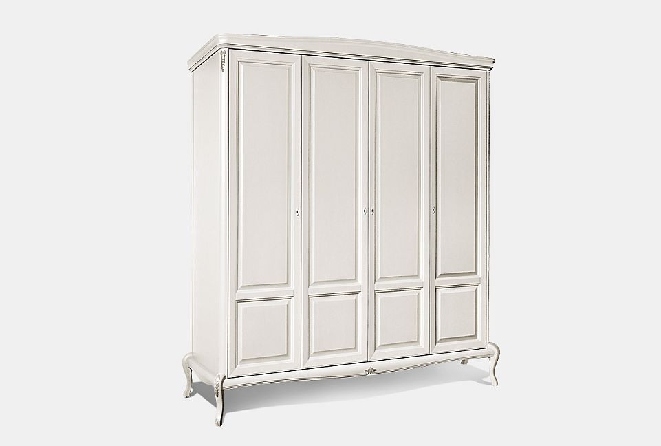 Шкаф для одежды "Флерон" 4-х дв.; грей