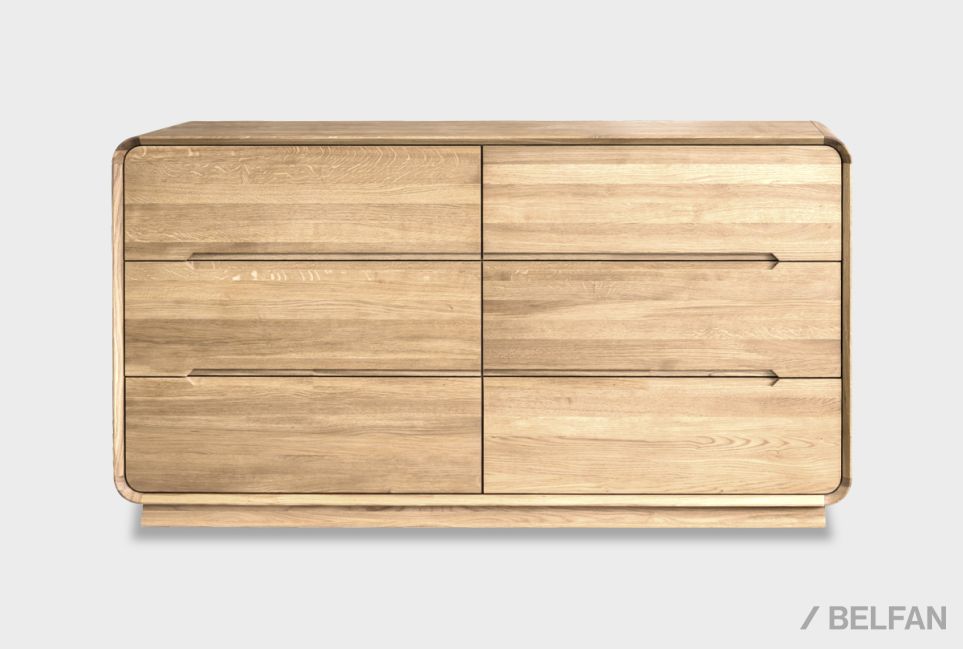 Комод "Монблан" 6 массив дуба 2