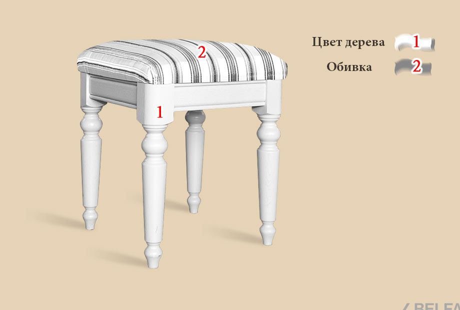 Банкетка "Лика" (маленькая) массив и шпон дуба 3