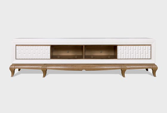 Тумба под ТВ 4-х секционная "Армония" массив и шпон дуба 3