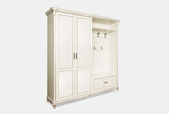 Шкаф комбинированный "Алези 2" массив и шпон дуба 3