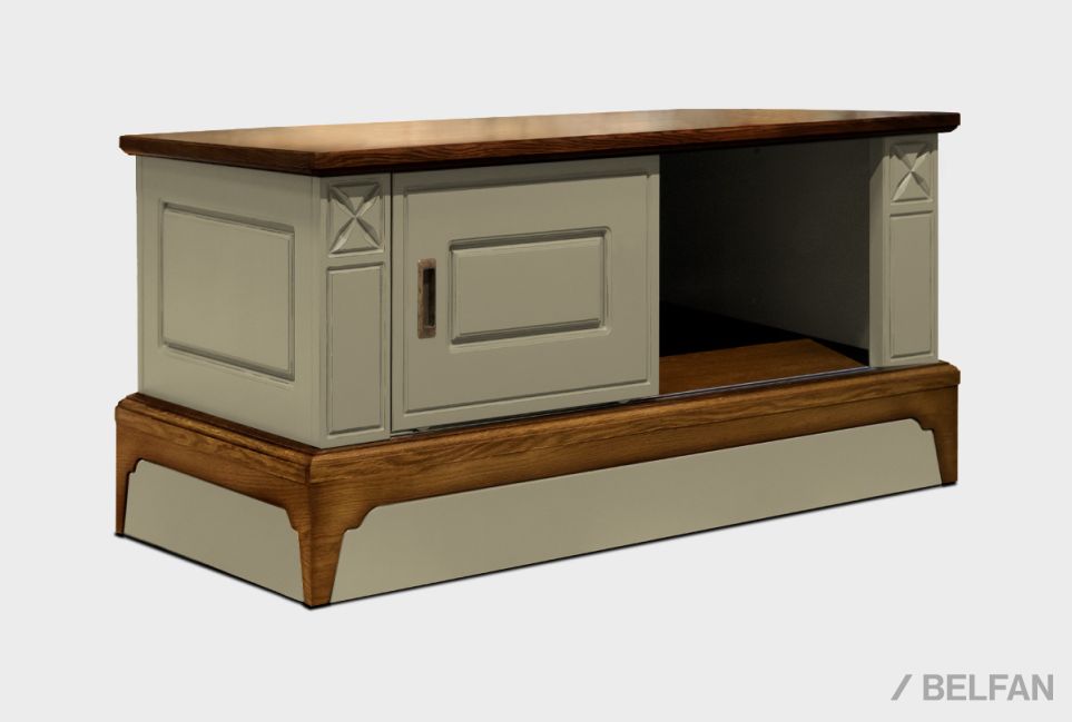 Стол журнальный "Бриансон" массив и шпон дуба, МДФ 1