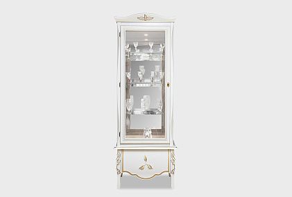 Шкаф с витриной 1-но дв. "Трио" (левый)