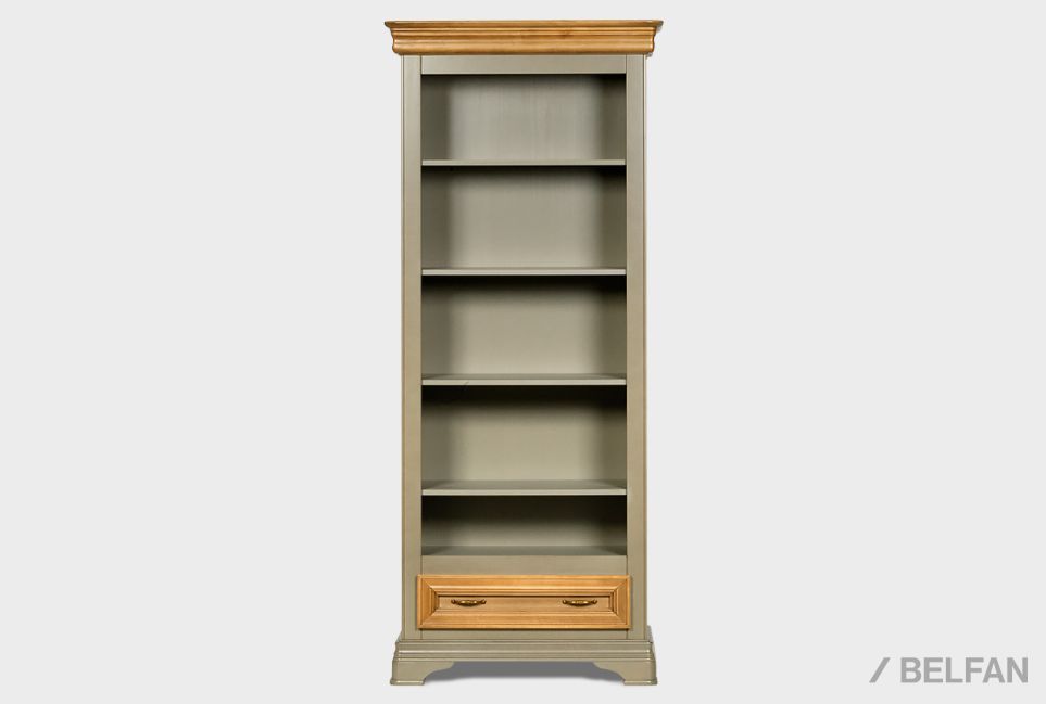 Стеллаж "Оливия" массив и шпон ольхи 3