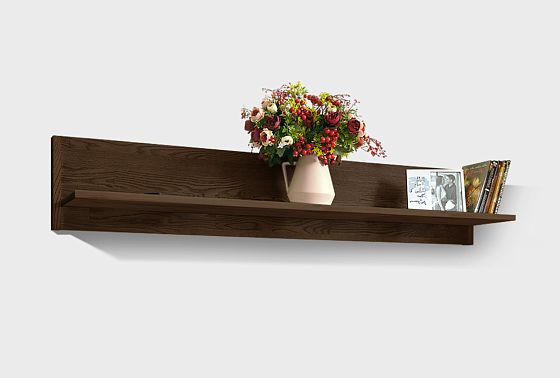 Полка навесная "Ирвинг" массив дуба 2