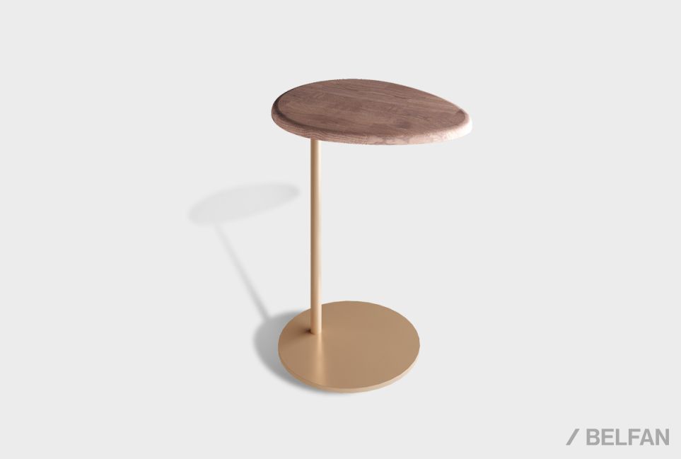 Стол приставной "Меридиан" массив дуба, металл 1