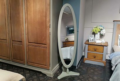 Зеркало напольное "Флерон"; *ММ-267-25; олива