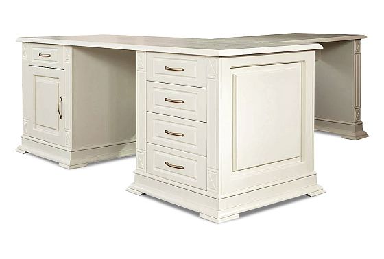 Стол письменный "Верди Люкс 8" массив и шпон дуба 3