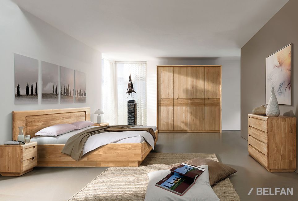 Кровать "Бремен" с подъемным механизмом массив дуба 3