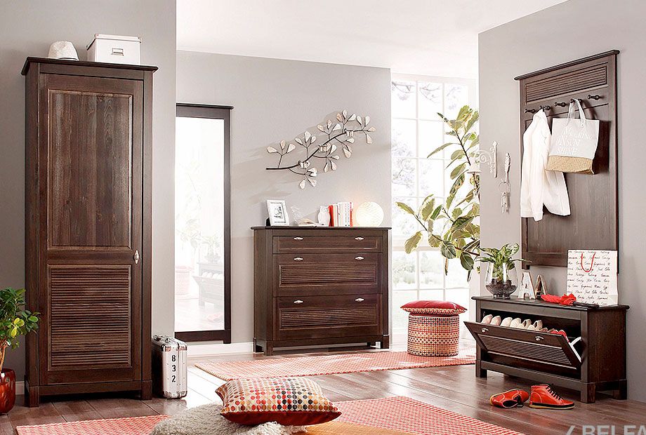 Вешалка настенная "Рауна" 135 массив сосны 4