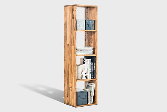 Стеллаж "Арт" 4 массив дуба 6