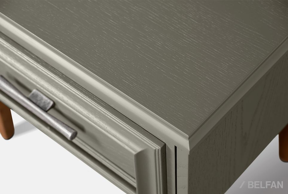 Тумба прикроватная "Сакраменто" массив и шпон дуба, МДФ 4