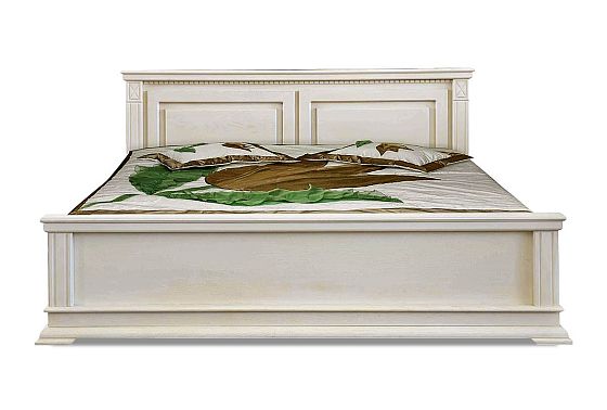 Кровать "Верди Люкс" (низкое изножье) массив и шпон дуба 2