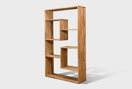 Стеллаж "Арт" (фигурный) массив дуба 4