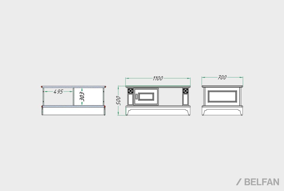 Стол журнальный "Бриансон" массив и шпон дуба, МДФ 3