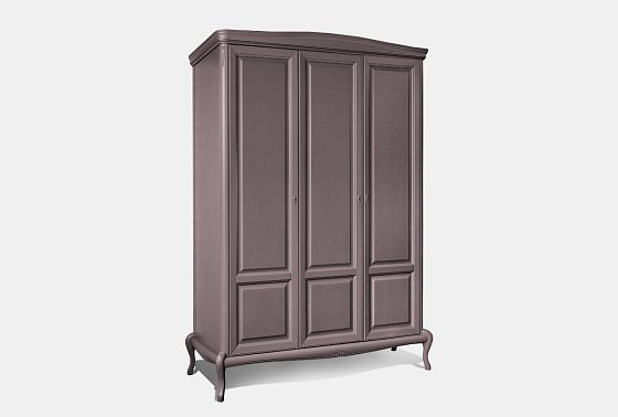 Шкаф для одежды "Флерон" 3-х дв. массив и шпон дуба 3