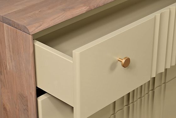 Комод "Меридиан" 6 массив дуба, МДФ 5