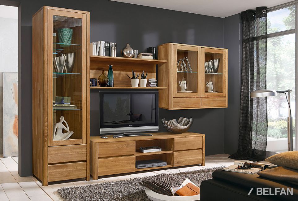 Полка настенная "Норд" 108 массив дуба 6