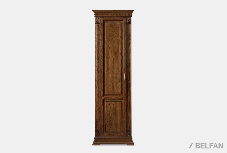 Шкаф 1-но дверный "Верди Люкс" массив и шпон дуба 2