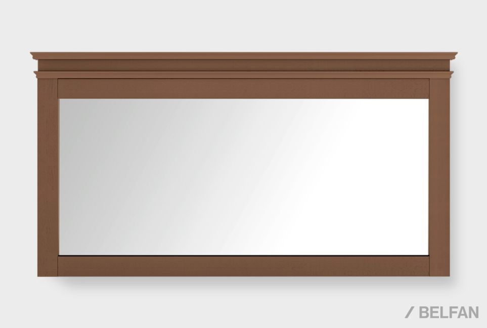 Зеркало настенное "Сакраменто" 145 МДФ, шпон дуба 1