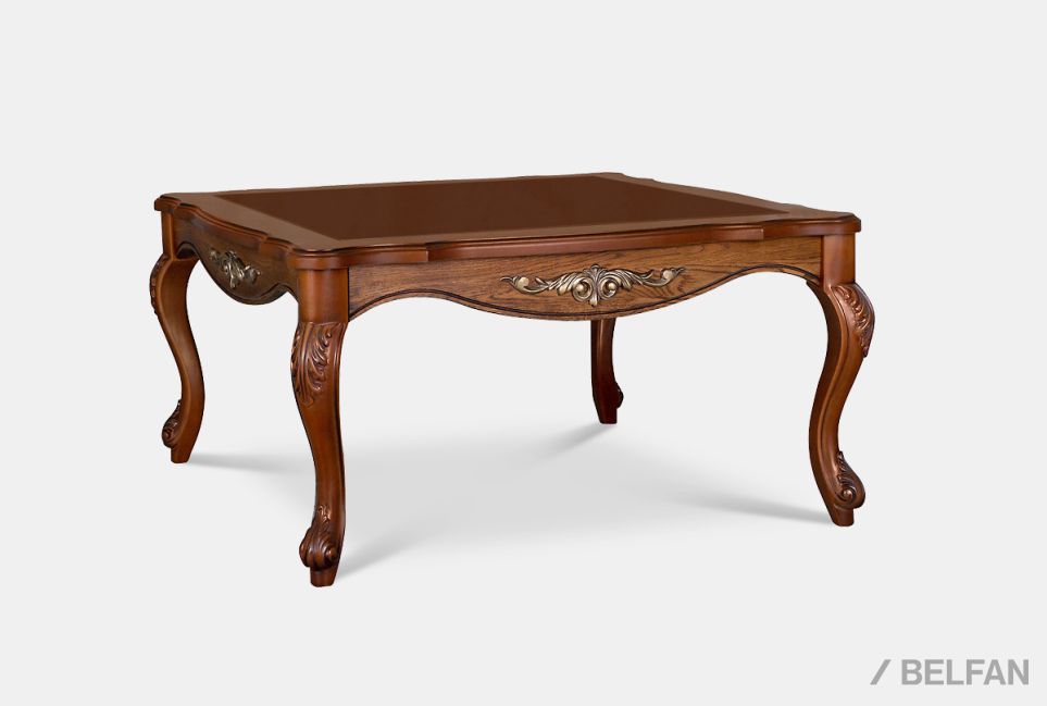 Стол журнальный "Алези 06" массив и шпон дуба 1