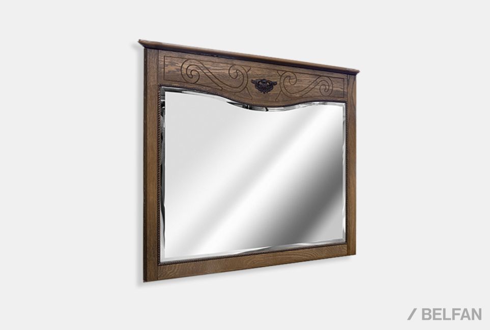 Зеркало "Алези" массив и шпон дуба 1
