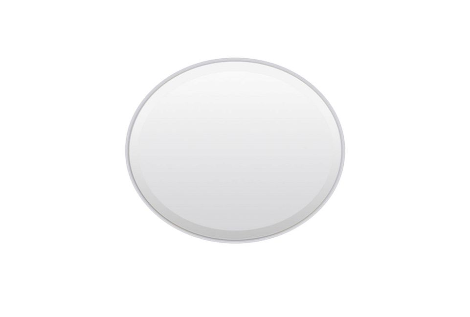 Зеркало настенное "Адель" (овальное); светлый серый