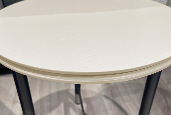 Стол журнальный "Сакраменто" (прикроватный) МДФ, шпон дуба, металл 2