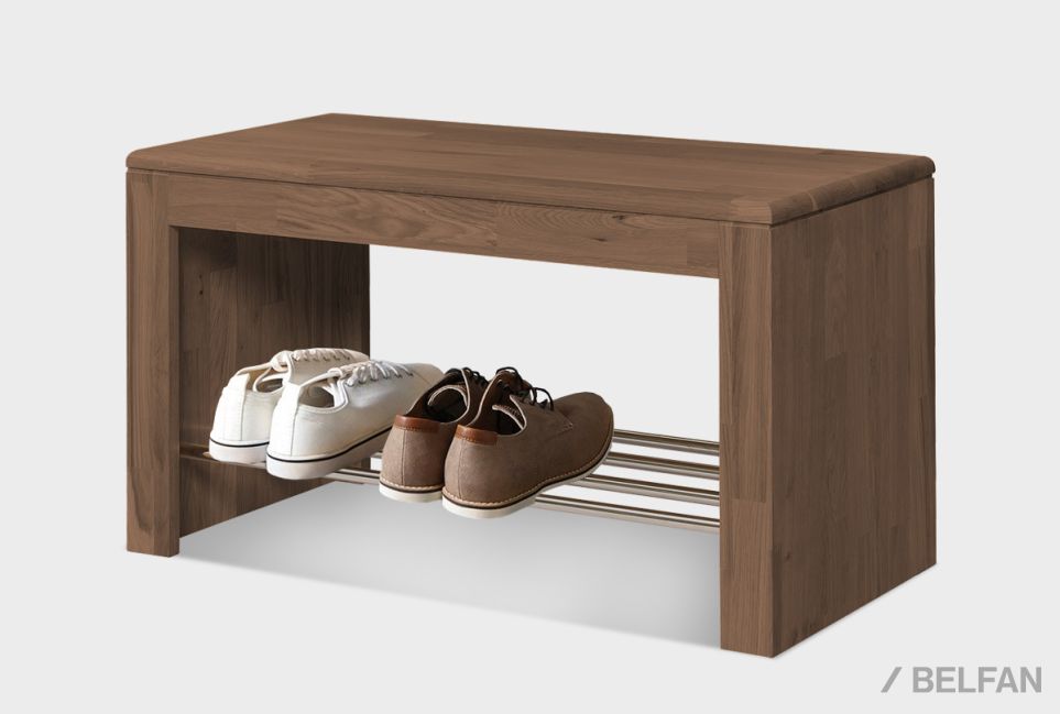 Тумба для обуви "Арт" массив дуба 1