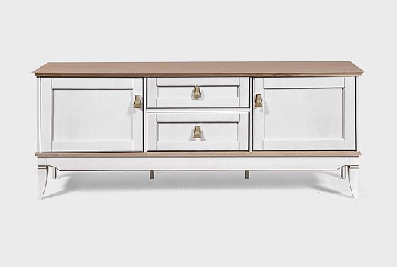 Тумба под ТВ "Стюарт" массив и шпон дуба 3