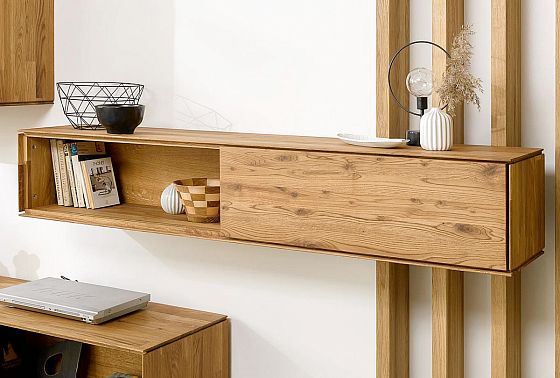 Тумба навесная "Гринвуд" 150 массив дуба 25