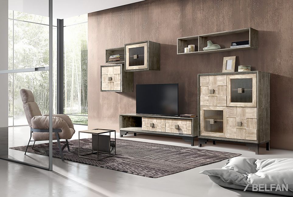 Полка настенная "Cube Design" 2.5 массив дуба 2