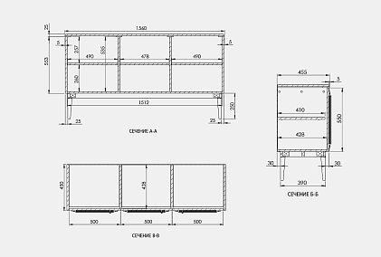 Тумба "Сакраменто" 3