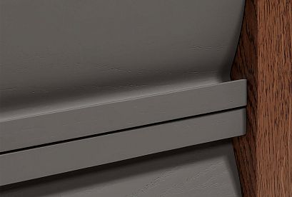 Витрина 2-х дверная «Дакота»; *ГМ 1622Е; мадуро, серый оникс