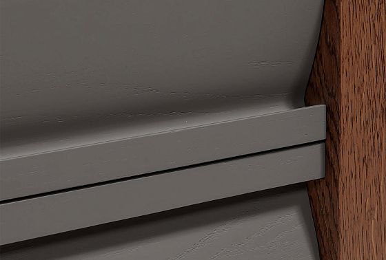 Витрина 2-х дверная «Дакота» массив и шпон дуба, МДФ 5